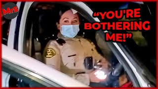 This Tyrant Female Cop Is an LASD Banditos Associate! | Id Refusal #167