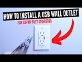 USB Outlet DIY Installation