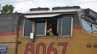 HD: August 2015 Trains w/ CEFX, CN, NS, BNSF, UP, \u0026 NS 1071