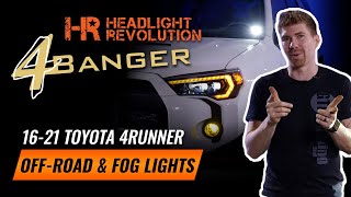 Morimoto 4Banger LED Pod A-Pillar \u0026 Fog Light Install for the 2016 - 2021 Toyota 4Runner