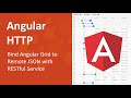 Angular HTTP Tutorial: Angular Grid/Material Table with JSON & REST API