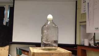 Egg in bottle and out of bottle demo
