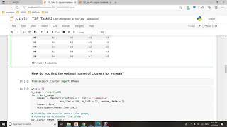 Clustering the Iris dataset by using Unsupervised Machine Learning.