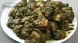 Green Chicken Fry/ Simple Chicken Fry Recipe/ Chicken Fry