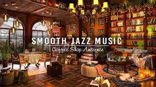 Smooth Jazz Instrumental Music for Work, Unwind ☕ Relaxing Jazz Music at Cozy Coffee Shop Ambience