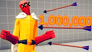 1.000.000 DAMAGE ARROW 1 vs 1 EVERY UNIT - Totally Accurate Battle Simulator TABS