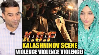 KGF Chapter 2 KALASHNIKOV Scene Reaction | Rocky Vs Adheera Fight Scene | VIOLENCE Dialogue | KGF 2