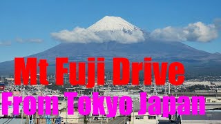 MT FUJI DRIVE UP TO THE FUJI SUBARU LINE 5TH STATION AT 2700 METRES FROM TOKYO JAPAN