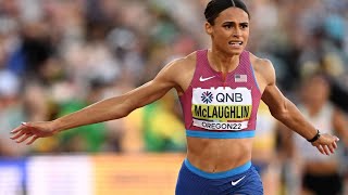 Sydney McLaughlin Levrone Dominated the women's 400m National Title. Near American record.
