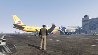 GTA 5 : CARA MASUK KE BANDARA TANPA BINTANG / WANTED