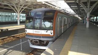 西武池袋線  東京メトロ10000系 ｢3次車｣ 10022F 10両編成  各停 小手指 行  石神井公園駅 2番ホームを発車