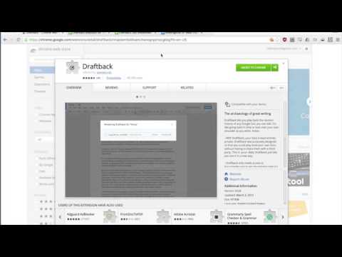 The chrome extension draftback The chrome extension draftback