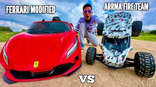 RC Biggest Ferrari Vs Arrma Beast Car - Chatpat toy tv