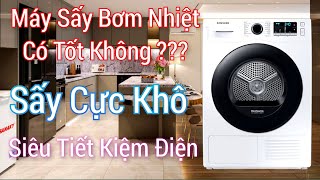 Máy Sấy Heatpump SamSung l Review Máy Sấy DV90TA240AE/SV l Máy Sấy Bơm Nhiệt Heatpump 9Kg