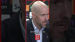 Erik ten Hag praises Pellistri after his first Competitive start! #shorts