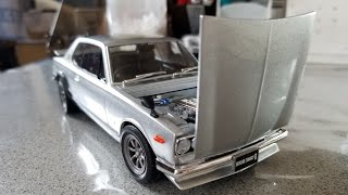 【プラモデル制作】タミヤ1/24日産スカイラインGTRストリートカスタム制作