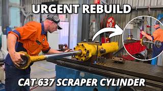 The Pressure was On for this Urgent CAT 637 Cylinder Rebuild