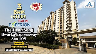 #Experion HEARTSONG | 3BHK+STUDY FLAT IN SEC-108 Dwarka Expressway | Gurugram | Call 9810559610