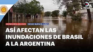 ¿Qué riesgos tiene Argentina a partir de las inundaciones en Brasil? #DNEWS