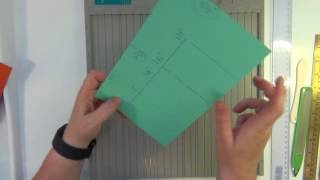Sari's fun card folding techniques 5 - STEP CARDS (center, side step, double side step) - tutorial