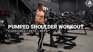 PUMPED SHOULDER WORKOUT | WEIGHTLIFTING FOR MEN