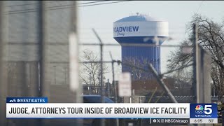 Judge, attorneys tour ICE detention facility amid lawsuit