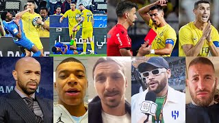 Famous Reaction on Ronaldo received a straight 'Red Card' | Al Hilal Vs Al Nassr 2-1 Reaction