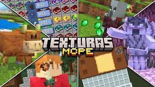 TOP 13 TEXTURAS PARA MINECRAFT PE (BEDROCK)