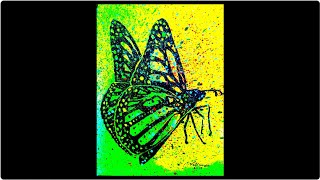 #Shorts|How to Paint a Easy and Beautiful Butterfly🦋|Easy Acrylic painting For beginners|Mini canvas