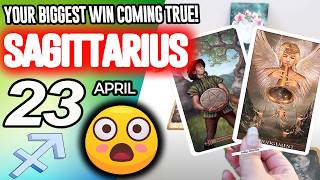 Sagittarius ♐😳YOUR BIGGEST WIN COMING TRUE!🙌💸 horoscope for today APRIL 23 2026 ♐ #sagittarius tarot