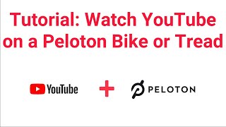 Demo & Tutorial - How to Watch YouTube Videos on Your Peloton Bike or Tread tablet / monitor
