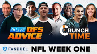 FANDUEL & DRAFTKINGS LIVE NFL DFS PICKS & STRATEGY: WEEK 1