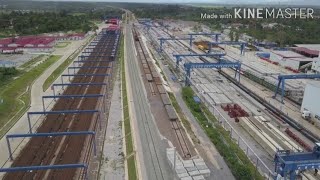 ภาพในมุมสูงทางรถไฟลาว-จีน FCขอมาก็จัดให้ครับ