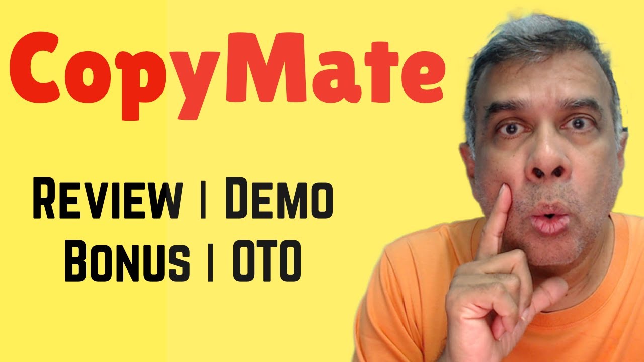 Copymate Review Youtube