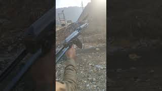 Kalashnikov double body test fire