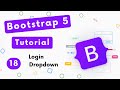 Bootstrap Login form in dropdown button latest version by css html