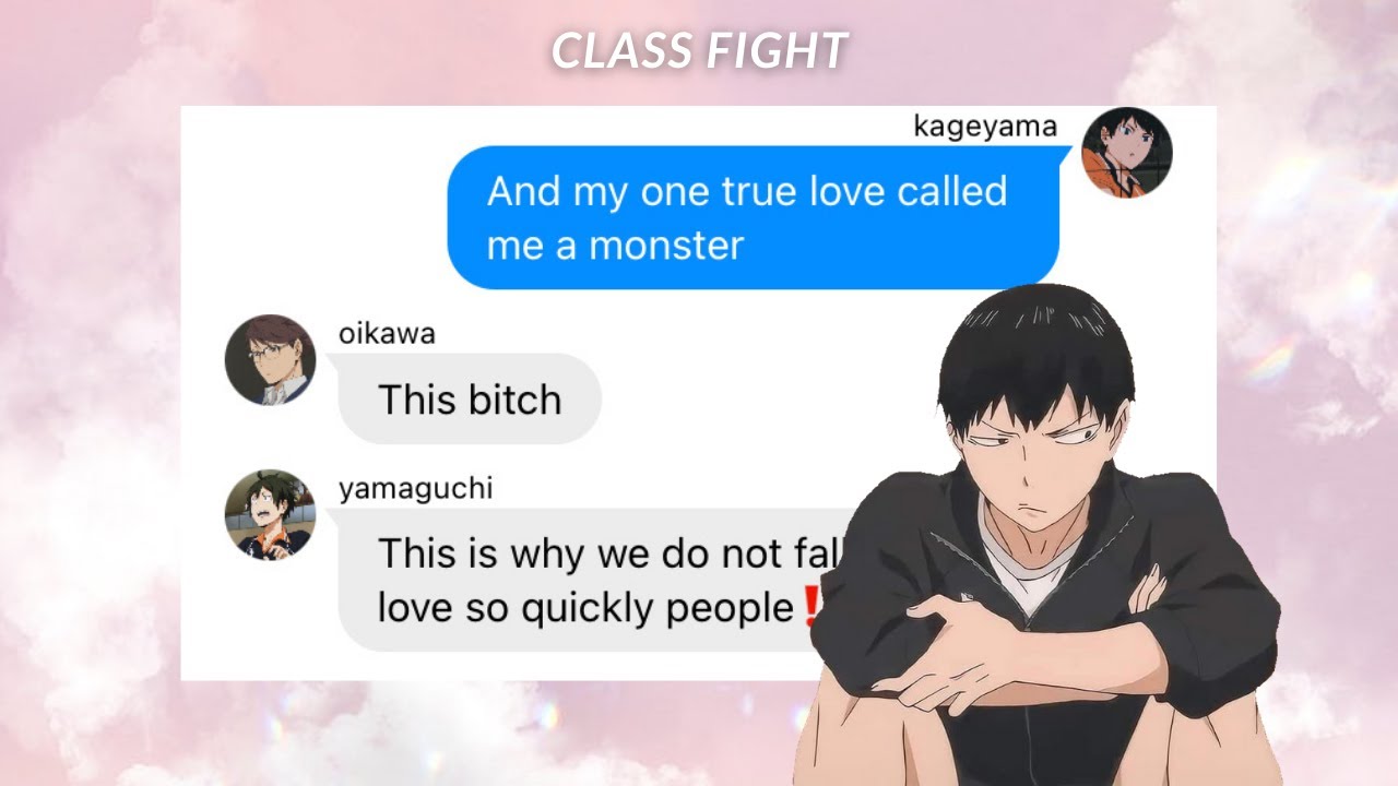 Kageyama Lyric "prank" Series 2/13 | Haikyuu Texts - YouTube