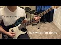 Idiot guitarist tries to play BASS