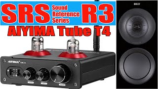 [SRS] KEF R3 Bookshelf Speakers / AIYIMA Tube T4 Audio 6J1 TUBE AMP - Sound Reference Series