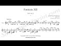 Telemann : Fantasia 12, TWV 40:25 (1/3 : Moderato) -- Urtext