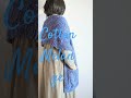 コットンメランジで編む♪ポケット付きマフラー♪編み方動画編集中♪　 knitting 手編み cottonraffia cottonmelange the723garment