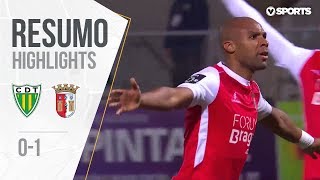 Highlights | Resumo: Tondela 0-1 Sp. Braga (Liga 18/19 #12)