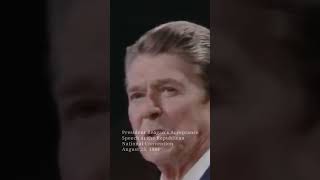 Ronald Reagan on the Strength of Republican Party Values and the Weakness of the Opposition's
