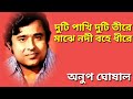 duti pakhi duti teere anup ghoshal duti pakhi duti tire দুটি পাখি দুটি তীরে মাঝে নদী বহে ধীরে