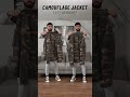 men’s camouflage jacket left or right mensfashion