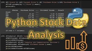 Portfolio Analysis Using Python Pandas! (Beginner Tutorial - Step by Step)