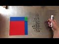 multiplication area model using base ten blocks