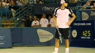 Agassi vs  Roddick: Cincinnati 2004