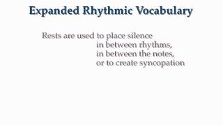 Fundamentals Lesson 10.12: Rhythm - Expanded Vocabulary