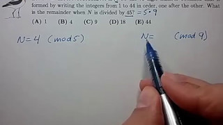 AMC Modular Arithmetic Example 3